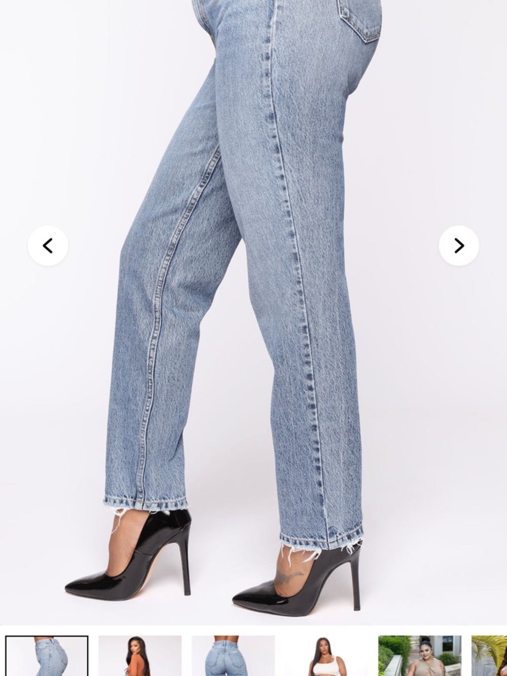Fashion Nova Light Wash Straight Leg Jeans